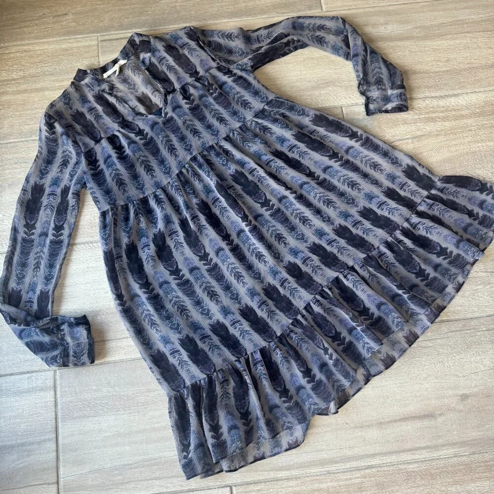 BCBG Generation Patterned Tunic Flowy Dress - Size XS - Picture 2 of 7